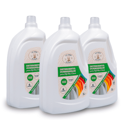 Pachet 3x Detergent lichid pentru rufe Activ Power 3L, 180 spalari, PG 8