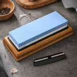 Piatra ascutire cutite profesionala La Sebi Acasa, 100% Corundum, 1000/6000 - imagine 5