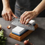 Piatra ascutire cutite profesionala La Sebi Acasa, 100% Corundum, 1000/6000 - imagine 2