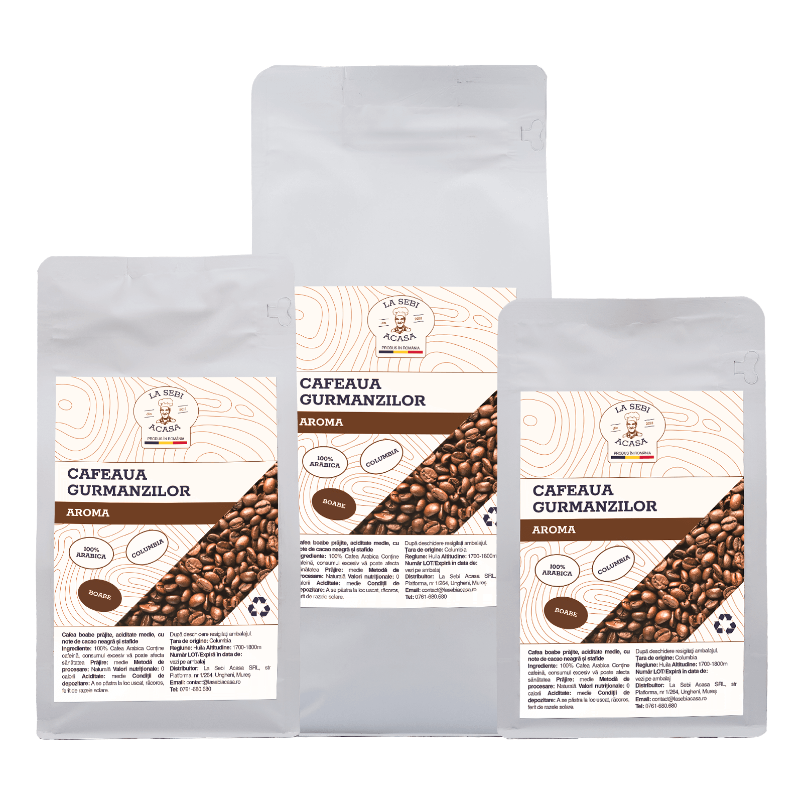 GG-Aroma Cafeaua Gurmanzilor, Aroma, 100% Arabica de specialitate, Boabe - imagine 1