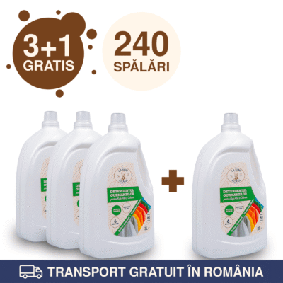 pachetul gurmanzilor 11 cu 4 detergenti de rufe 3L