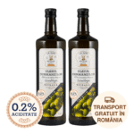 Pachet 2 x Ulei de masline extravirgin 1L, presat la rece, PG 10