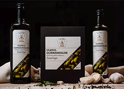 sticle cu uleiul gurmanzilor de masline