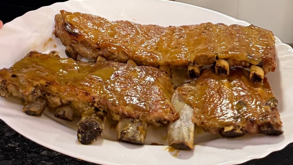 Costita de porc la cuptor (cu sos de mustar si miere)