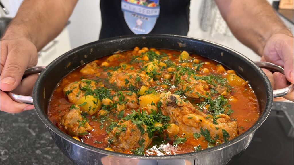 mancare de naut cu carne de pui
