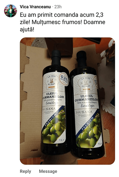 review ulei masline