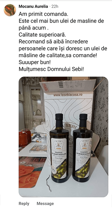review ulei masline