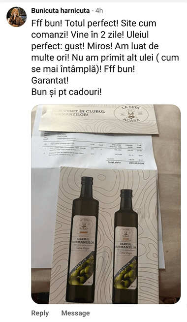 review ulei masline