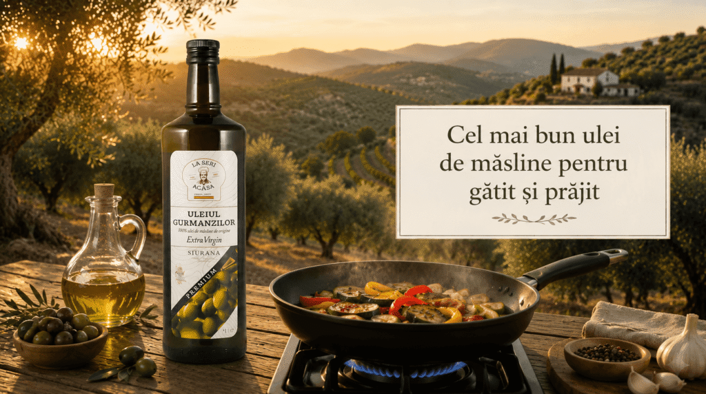 Cel mai bun ulei de masline pentru gatit si prajit