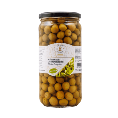 Maslinele Gurmanzilor, Masline Arbequina (contin samburi), 720 gr