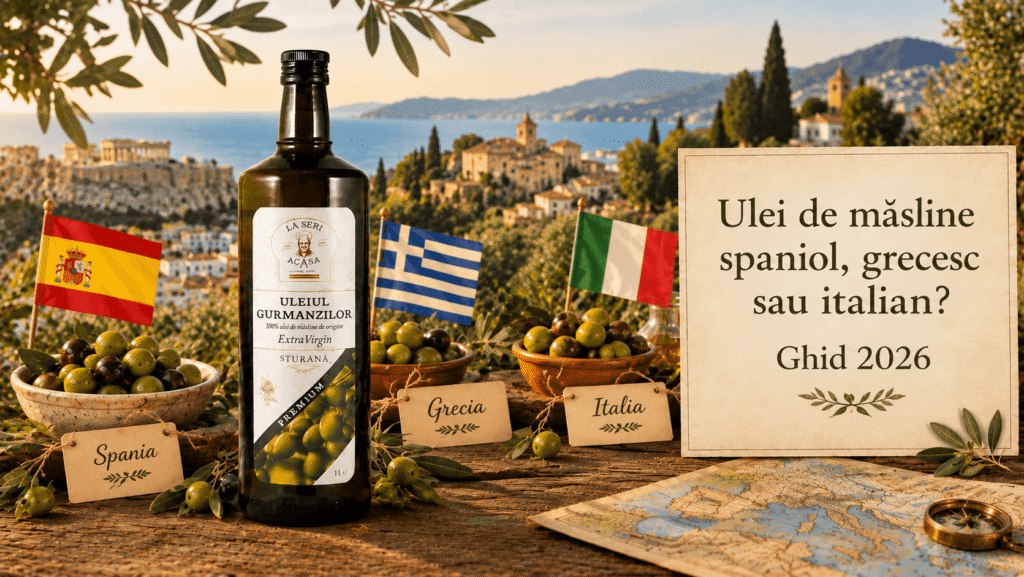 Ulei de masline spaniol, italian sau grecesc
